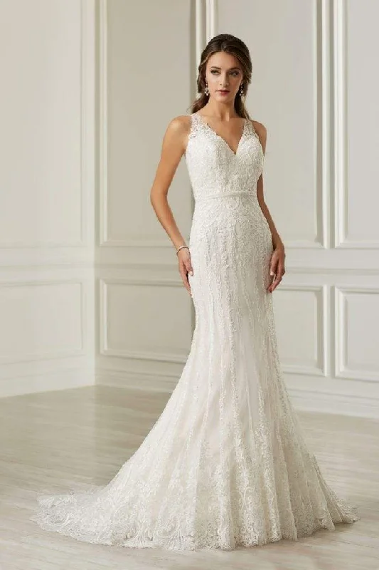 Adrianna Papell Platinum - 31106SC Sleeveless Lace Long Gown