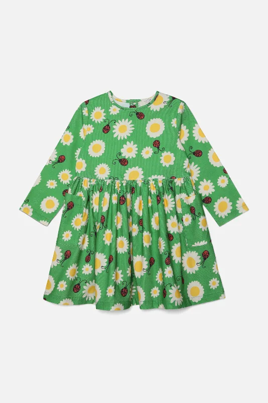 Daisy Ladybird Kids Smock Dress