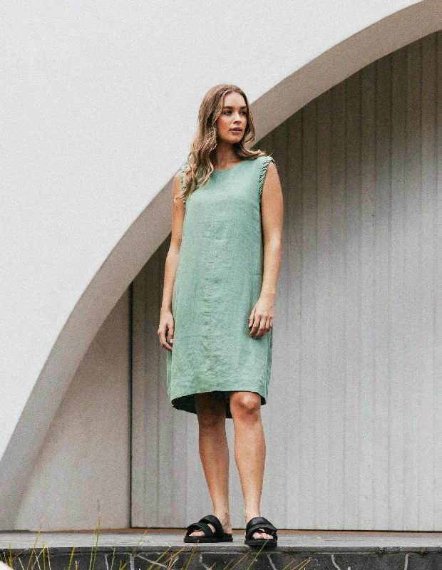 Foxwood Bastia Dress - Fern Green