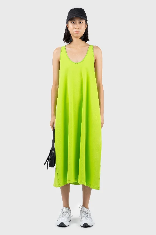 Green Heavyweight Jersey Dress