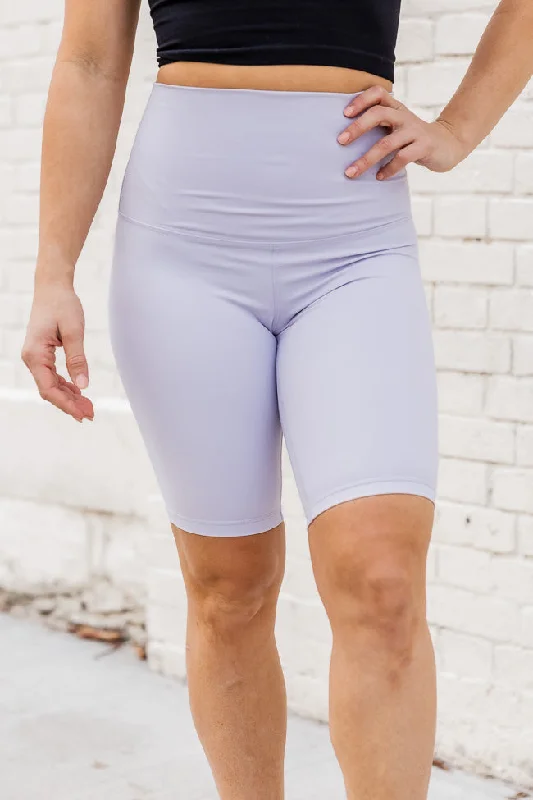 Heavy Hitter Periwinkle Biker Shorts FINAL SALE