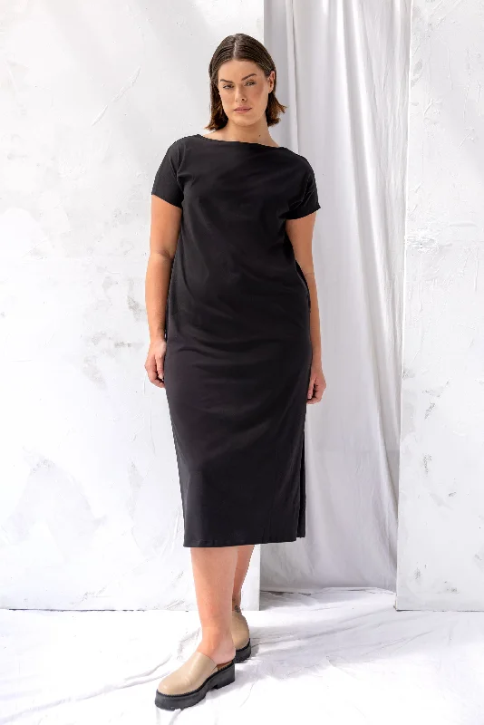 Noah Reversible Dress | Black