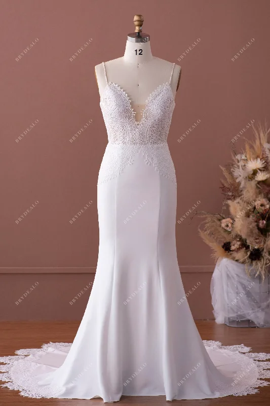 Romantic Boho Wedding Dress with Beaded Straps