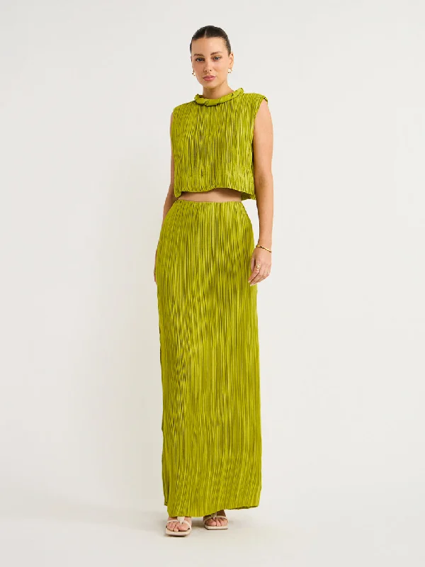 Rachel Gilbert Ziara Skirt in Green